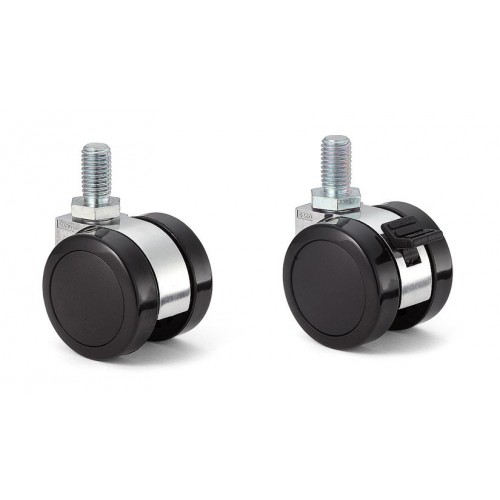 Twin Wheel Caster (Threaded Bolt Type)